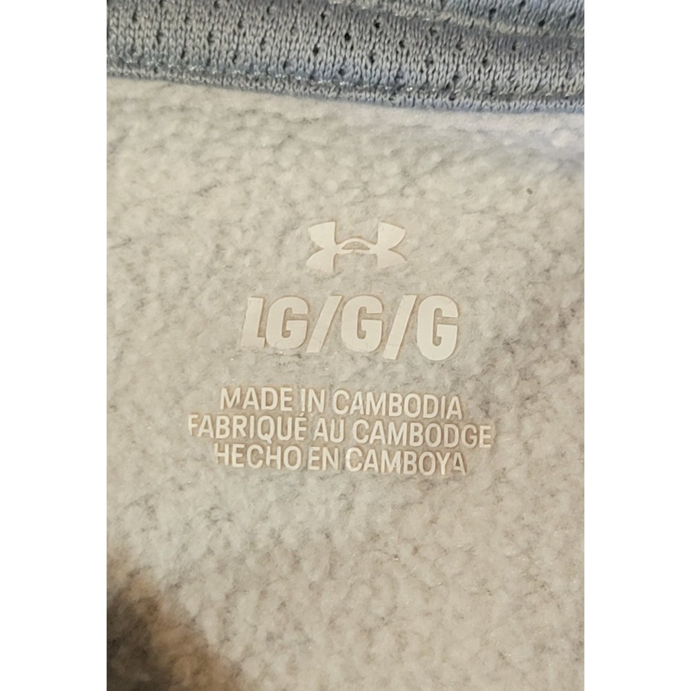 Under Armour UA Rival Fleece Training Hoodie Mens Large Gray 1373829 - Picture 4 of 13